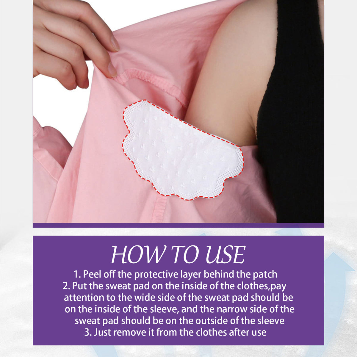 Invisible Underarm Sweat Pads by eprolo