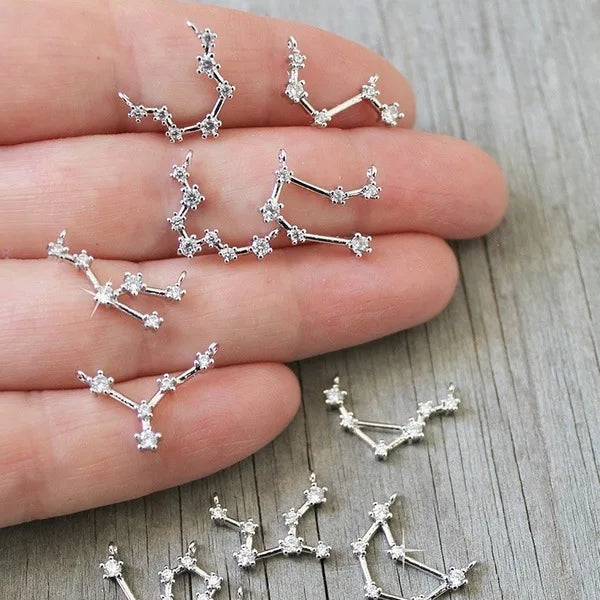 Constellation Simple Bracelets for Women Charm Zodiac Pattern Chain Bangles Baby Birthday Bracelet Jewelry Gift - Veloura