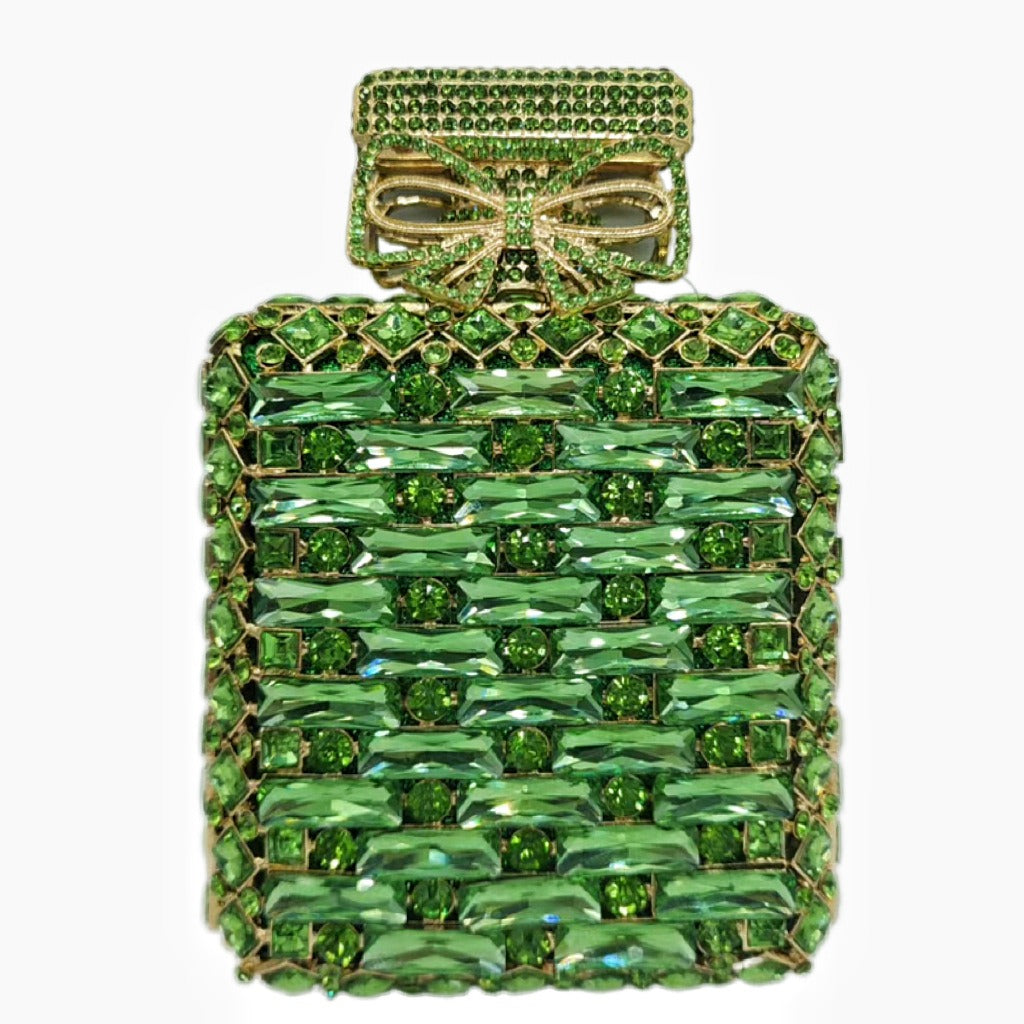Perfume bottle with diamond hand bag Crystal Bag by eprolo