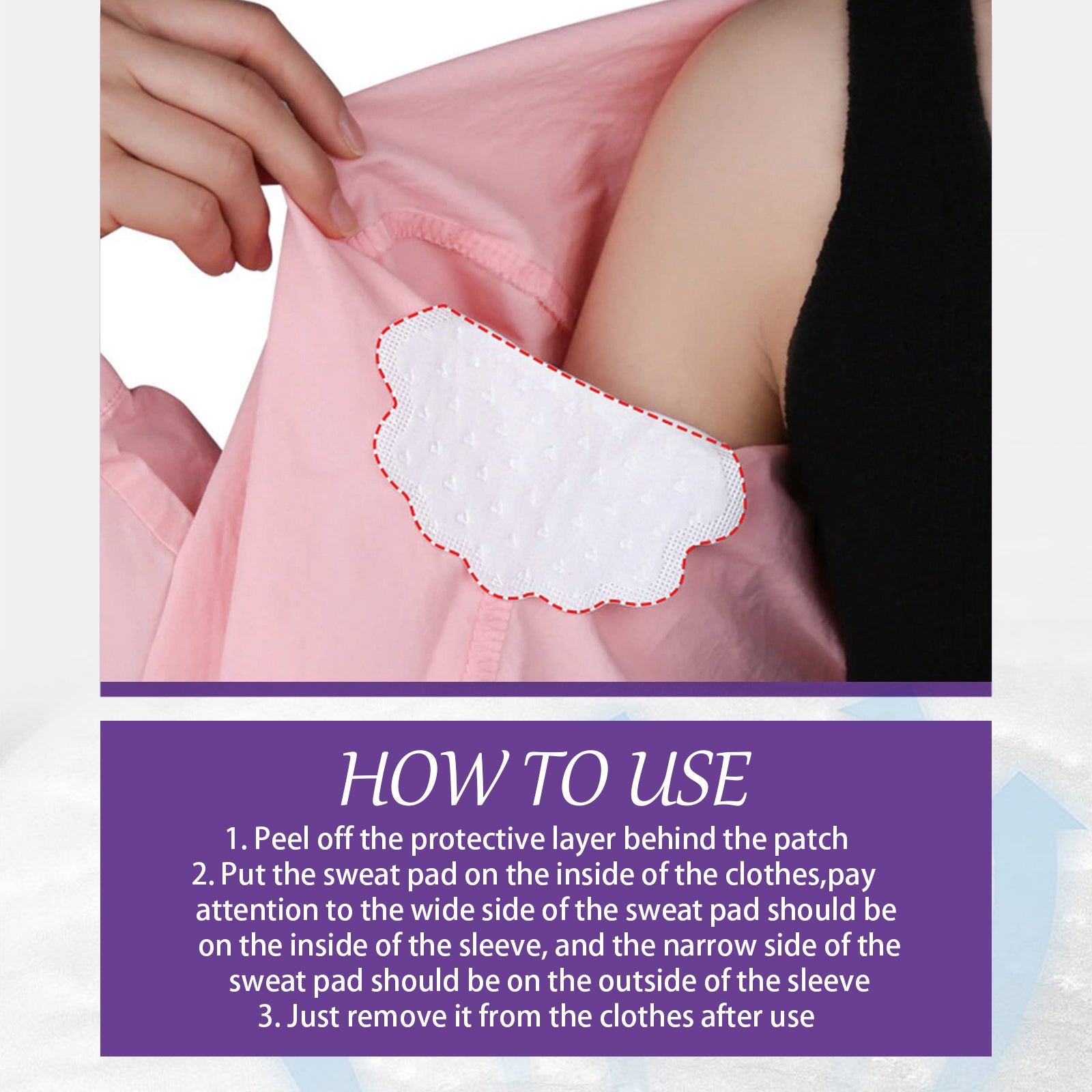 Invisible Underarm Sweat Pads by eprolo