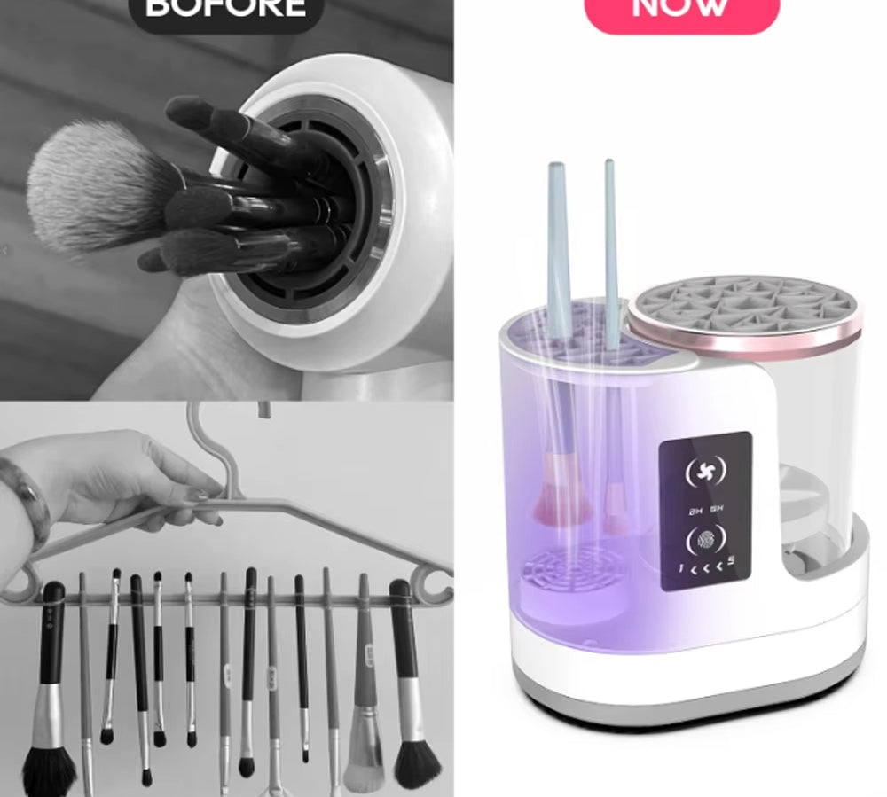 Electric Makeup Brush Cleaner Rechargeable Makeup Brushes Cleaning Tool Automatic Makeup Brush Cleaning Stand Device by eprolo