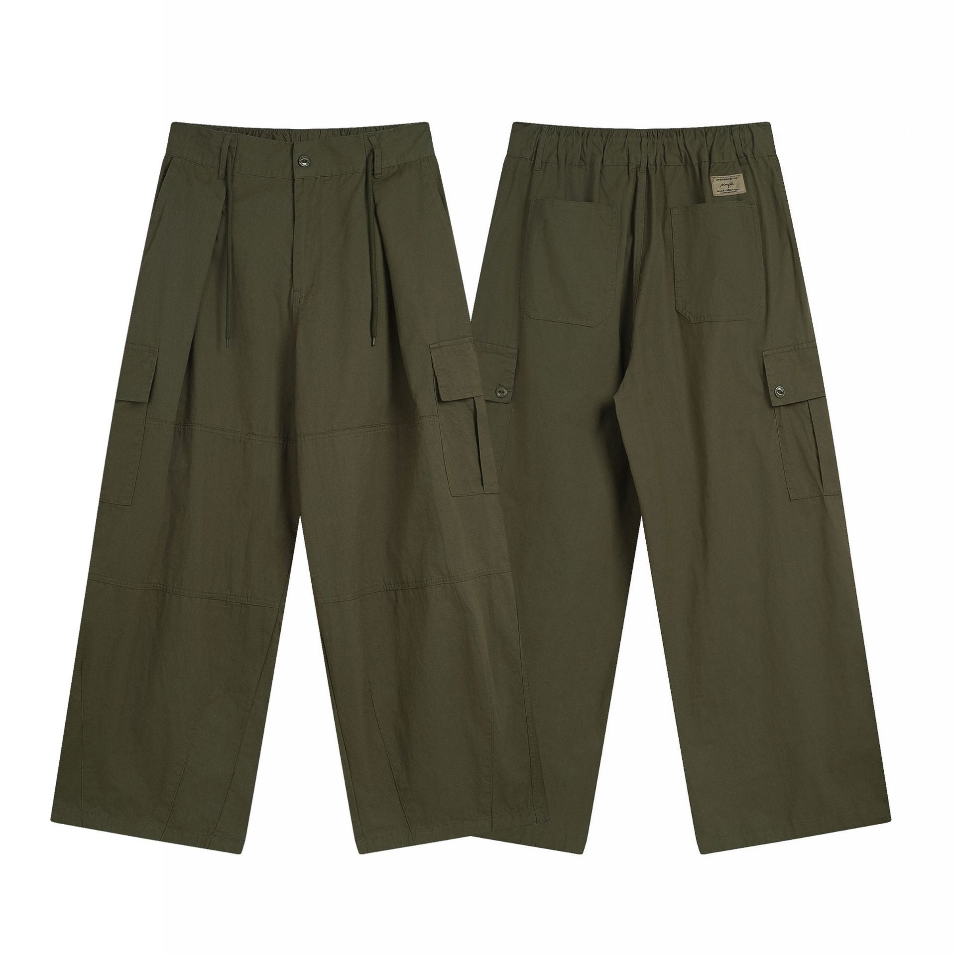 Loose Oversized Wide-leg Cargo Pants Unisex Versatile Straight Leg by eprolo