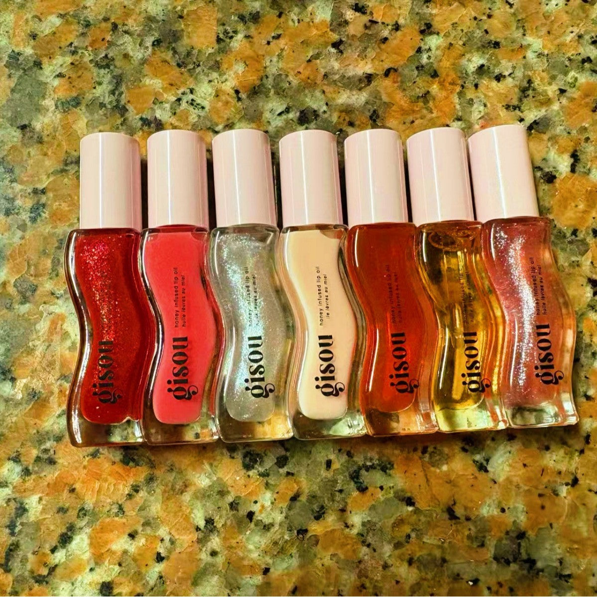 Gisou Watermelon Honey Coconut Strawberry Lip Oil Moisturizing Repair Plumping Brightening Lip Gloss 8ml - Veloura