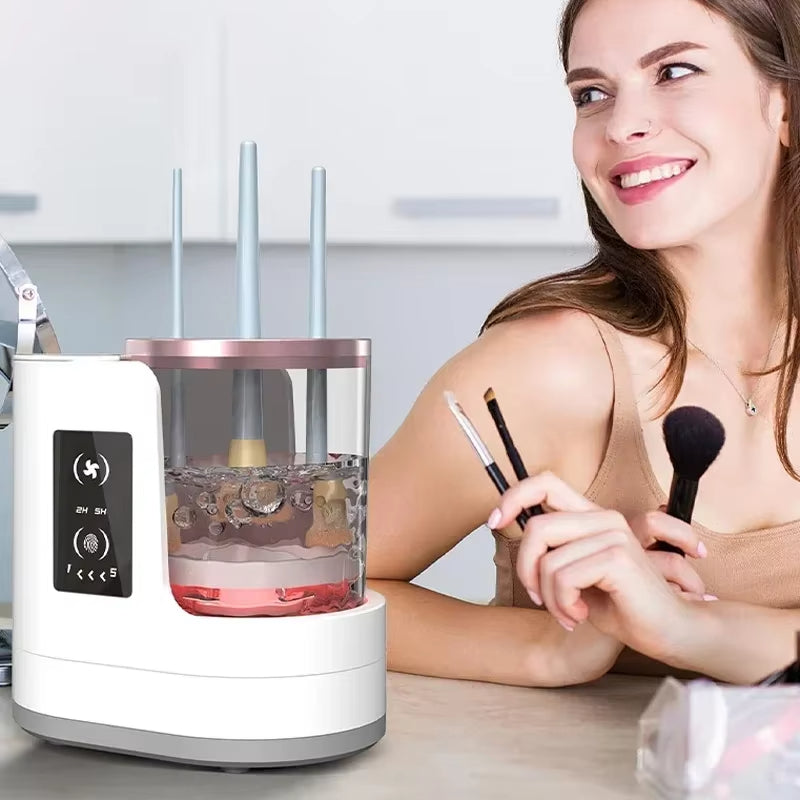 Electric Makeup Brush Cleaner Rechargeable Makeup Brushes Cleaning Tool Automatic Makeup Brush Cleaning Stand Device by eprolo