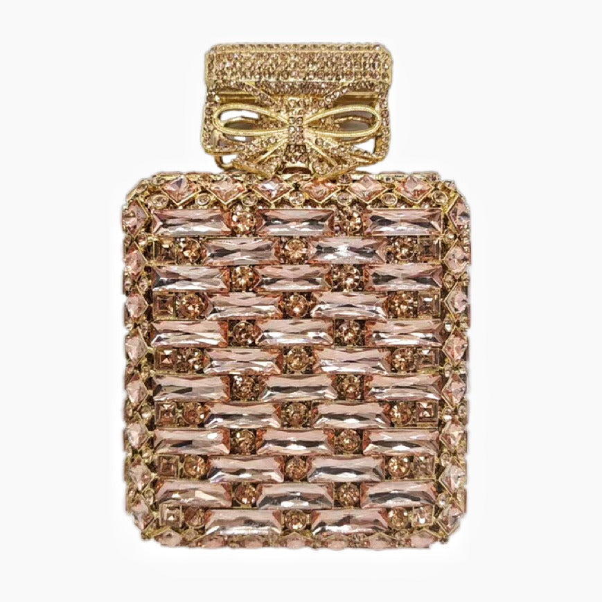 Perfume bottle with diamond hand bag Crystal Bag by eprolo