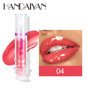 HANDAIYAN PLUMP & POUT Lip Plumping Booster Gloss, High Shine for Plumper Looking Lips,Extreme Shine Crystal Volume Lip Oil by eprolo