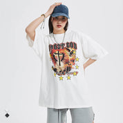 Retro Wash Print Oversized T-Shirt by eprolo