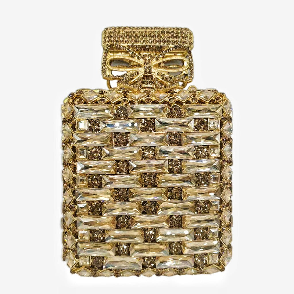Perfume bottle with diamond hand bag Crystal Bag by eprolo