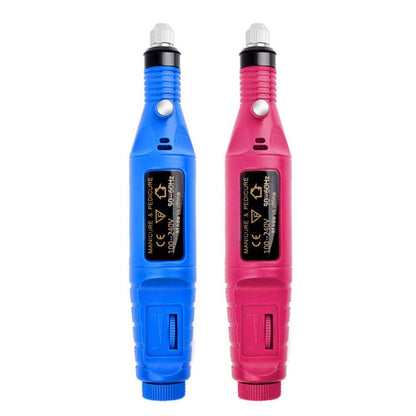 Electric Nail Drill Machine Kit Nail Gel Remove Machine Nail Art Tools Kit Pen Pedicure Nail File Sanding Bands by eprolo