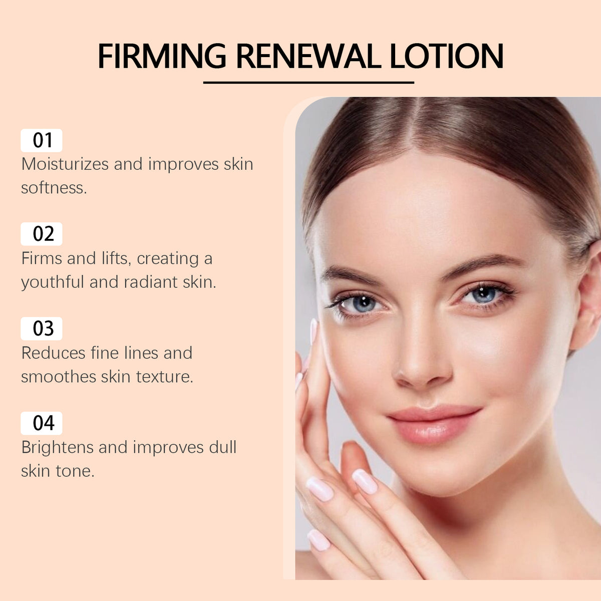Firming Skin Care Lotion Moisturizes Fine Lines And Softens Facial Skin by eprolo