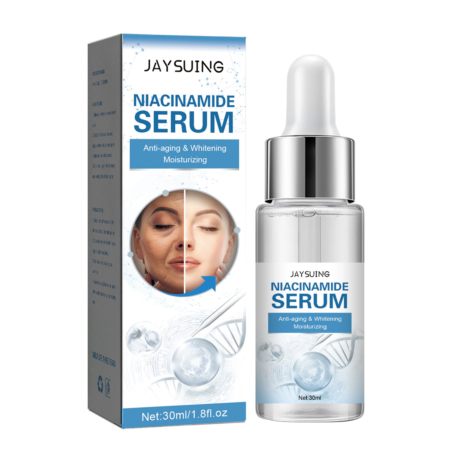 Niacinamide Serum, Lightening And Whitening Skin Moisturizing And Anti-Wrinkle Essence by eprolo