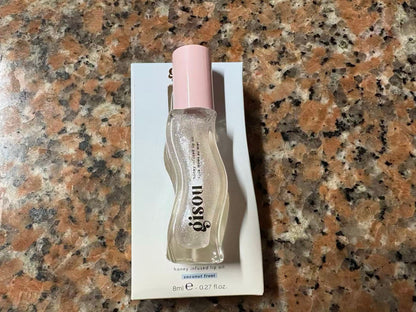 Gisou Watermelon Honey Coconut Strawberry Lip Oil Moisturizing Repair Plumping Brightening Lip Gloss 8ml - Veloura