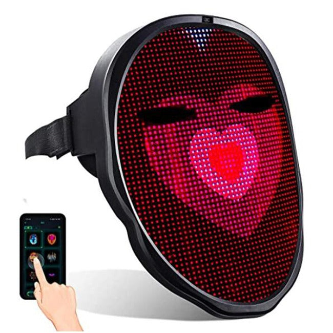 LED gesture sensing face changing luminous mask APP custom Bluetooth shining mask Boywithuke by eprolo