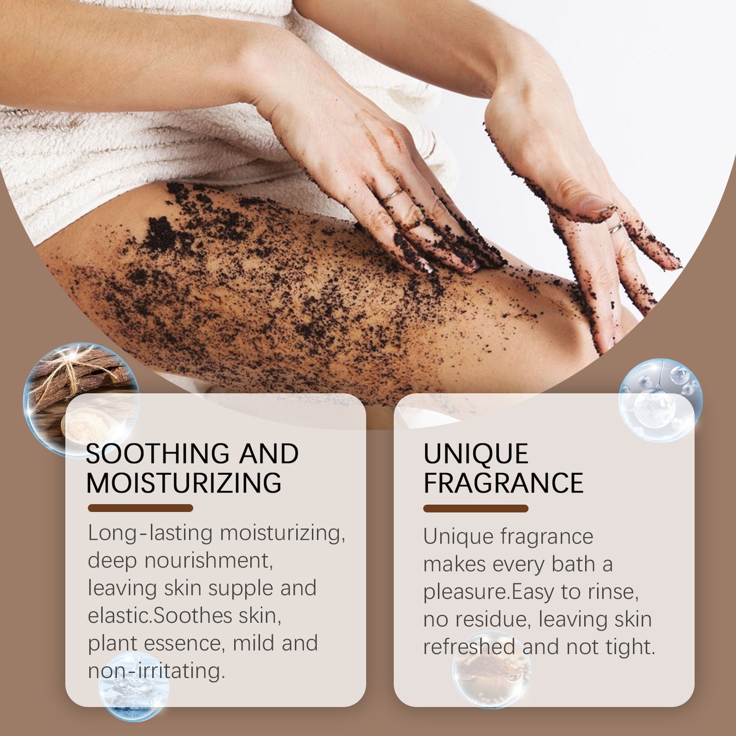 Coffee Body Scrub Gently Cleanses Skin, Exfoliates, Moisturizes And Refreshes Skin by eprolo
