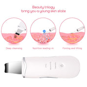 Professional Ultrasonic Facial Skin Scrubber Ion Deep Face Cleaning Peeling Rechargeable Skin Care Device Beauty Instrument 42 by eprolo