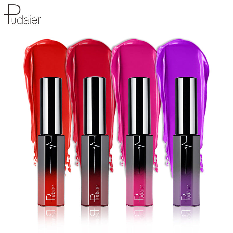 Pudaier 36 Color Matte Lip Gloss Lip Liner Matte Matte Lip Glaze Lipstick Pencil - Veloura