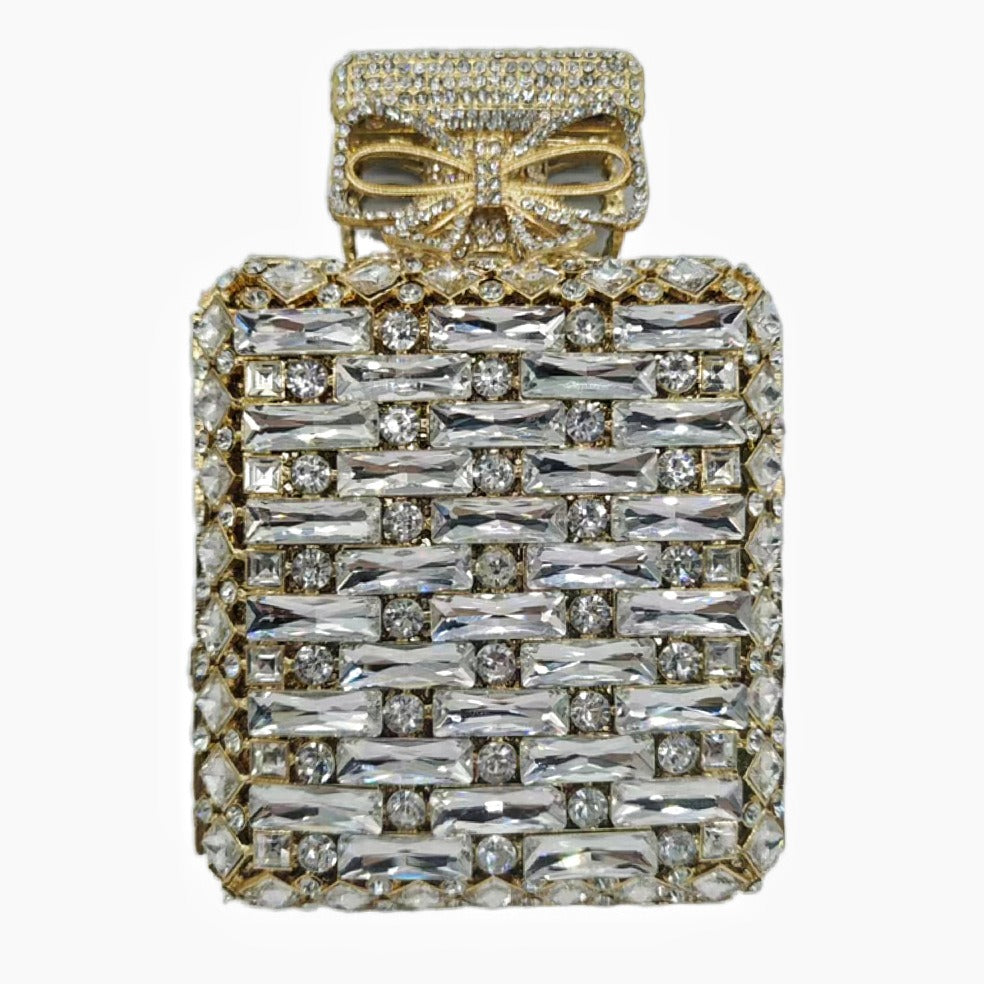 Perfume bottle with diamond hand bag Crystal Bag by eprolo