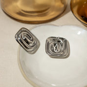 18K Gold-Plated Stud Earrings