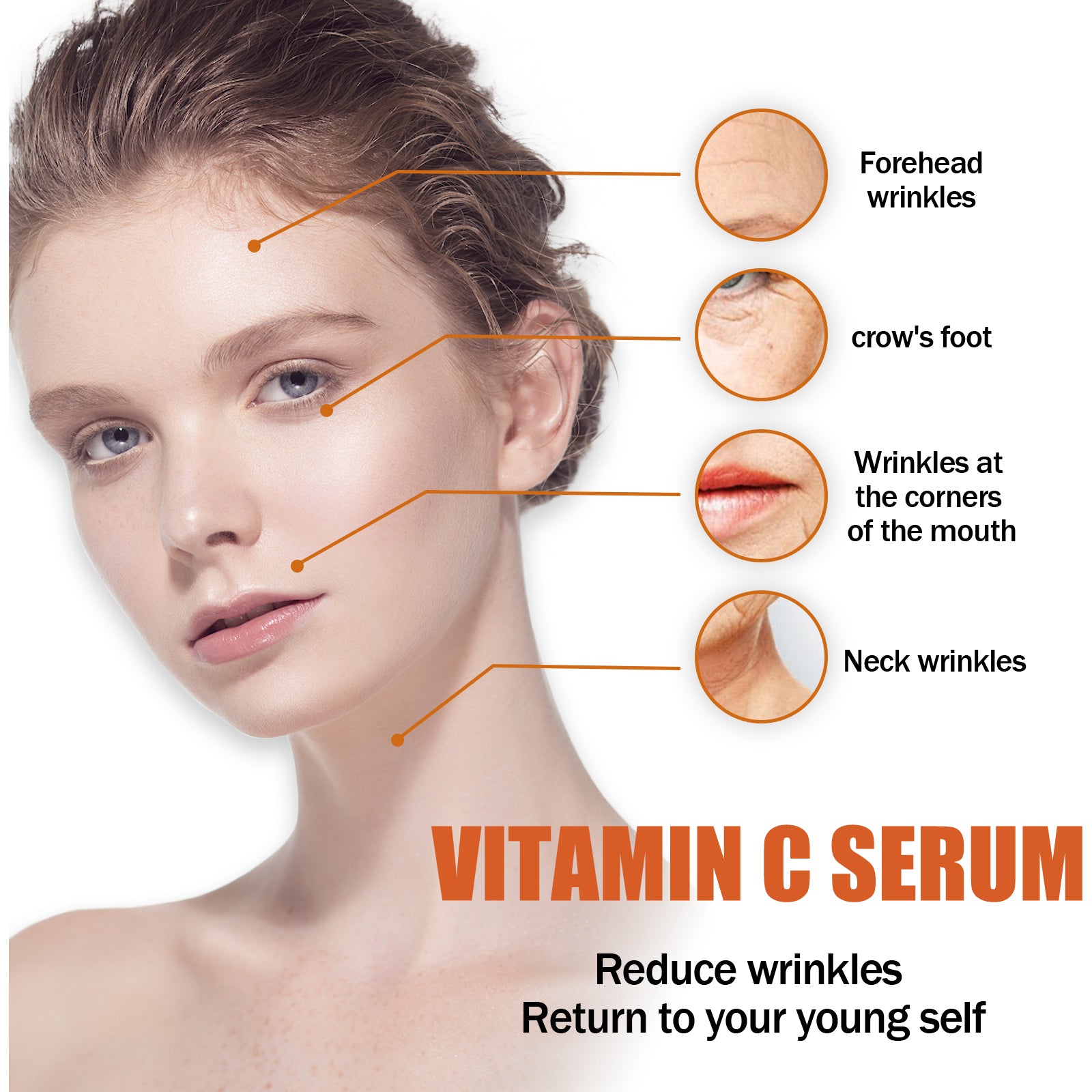 Vitamin C Serum, Firming Hydrating Whitening And Anti-Wrinkle Serum by eprolo