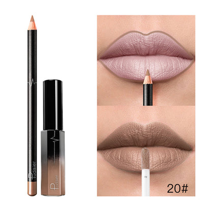 Pudaier 36 Color Matte Lip Gloss Lip Liner Matte Matte Lip Glaze Lipstick Pencil - Veloura