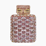 Perfume bottle with diamond hand bag Crystal Bag