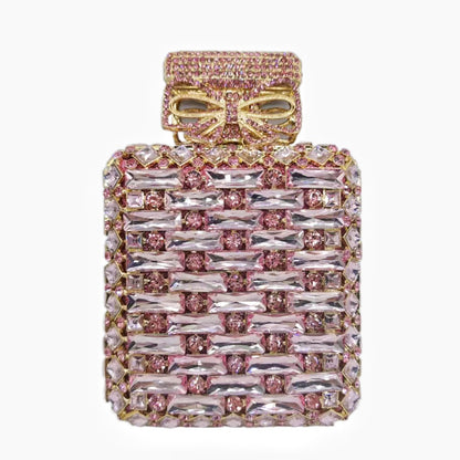 Perfume bottle with diamond hand bag Crystal Bag by eprolo