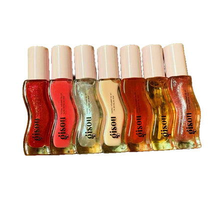 Gisou Watermelon Honey Coconut Strawberry Lip Oil Moisturizing Repair Plumping Brightening Lip Gloss 8ml - Veloura