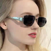 Double-Beam Cat Eye Sunglasses