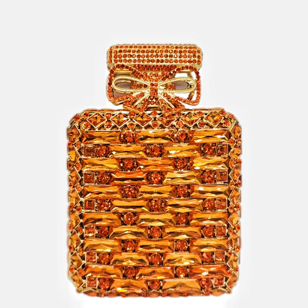 Perfume bottle with diamond hand bag Crystal Bag by eprolo
