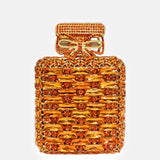 Perfume bottle with diamond hand bag Crystal Bag