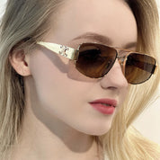 Double-Beam Cat Eye Sunglasses