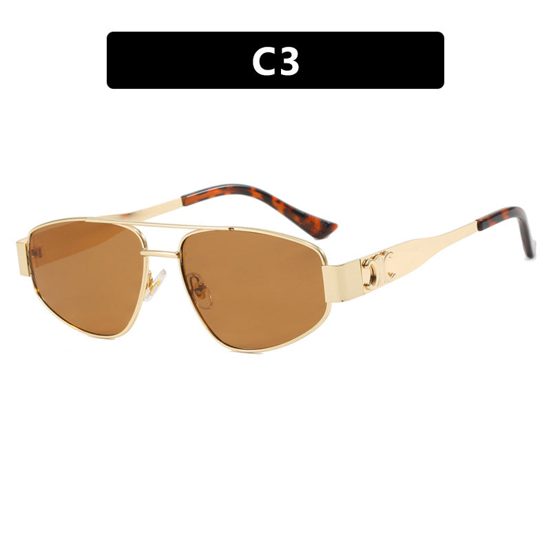 Double-Beam Cat Eye Sunglasses