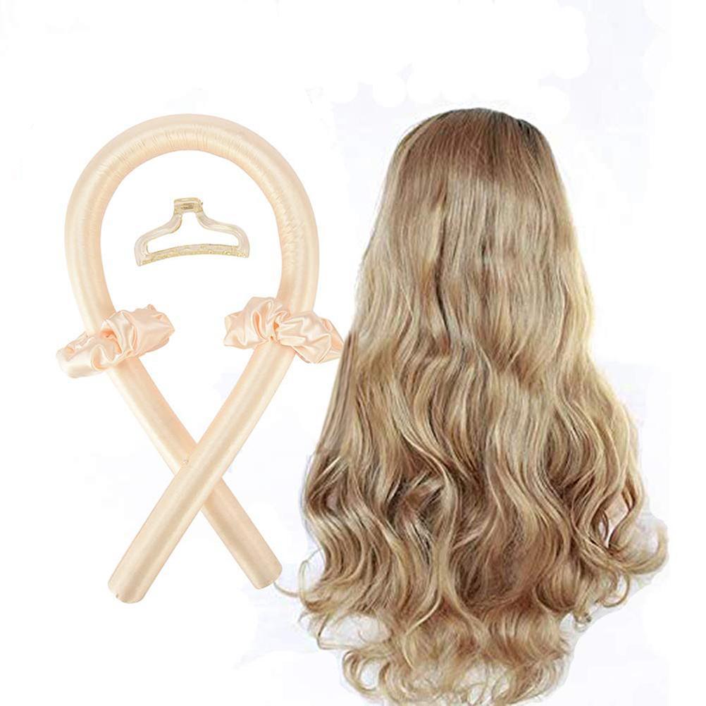 Heatless Curling Rod Headband No Heat Curls Ribbon Hair Rollers Sleeping Soft Headband Hair Curlers DIY Hair Styling Tools by eprolo