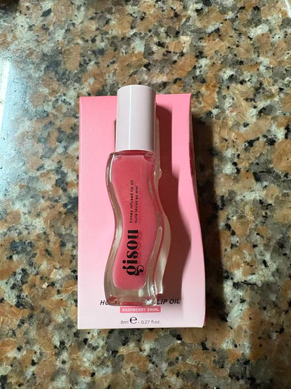 Gisou Watermelon Honey Coconut Strawberry Lip Oil Moisturizing Repair Plumping Brightening Lip Gloss 8ml - Veloura
