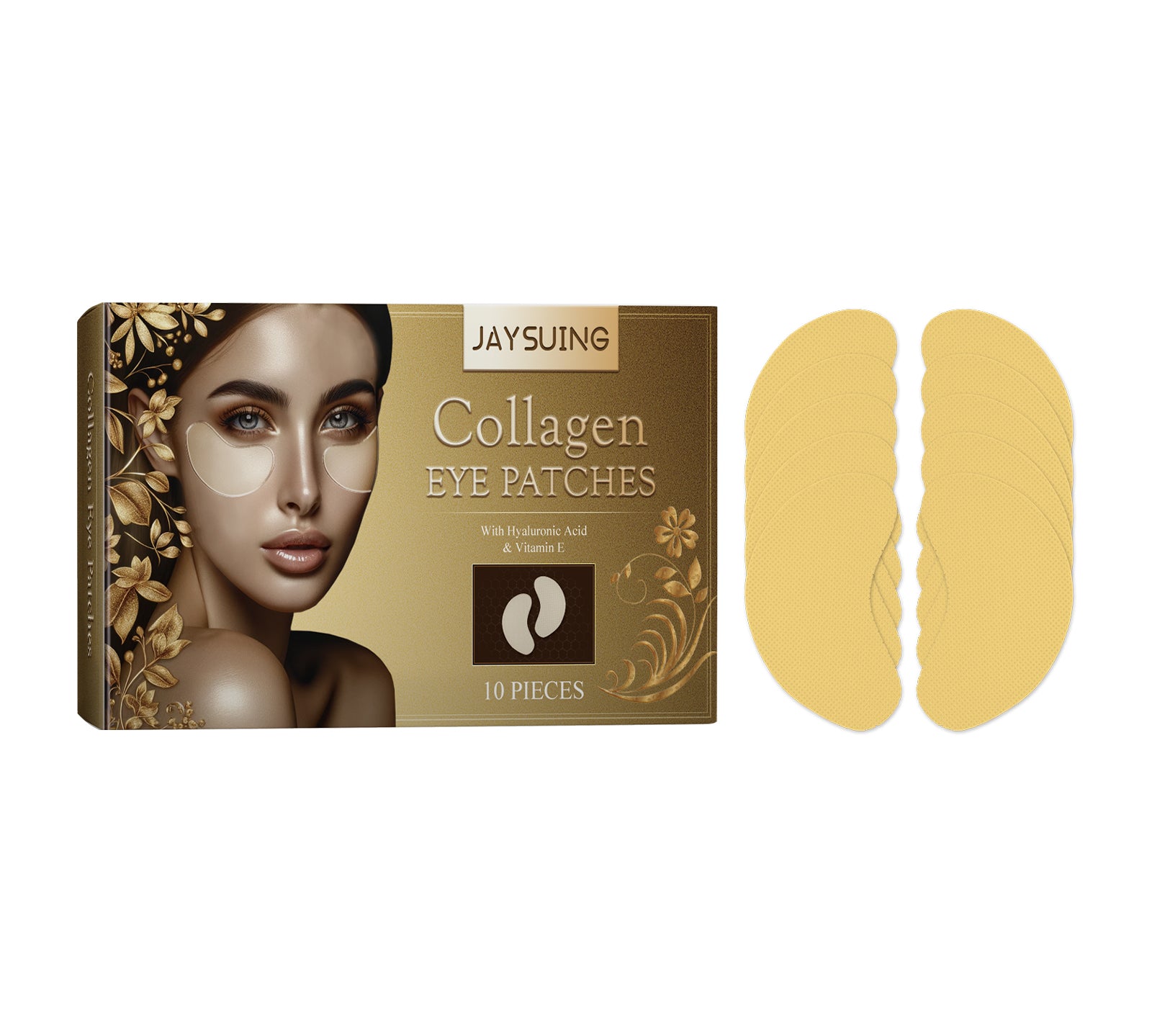 Collagen Eye Patches, Fade Fine Line Eye Line Moisturizing Anti-Wrinkle Firming Lift Eye Patch by eprolo
