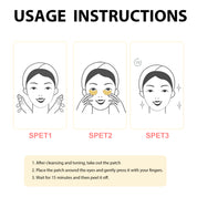 Collagen Eye Patches, Fade Fine Line Eye Line Moisturizing Anti-Wrinkle Firming Lift Eye Patch by eprolo