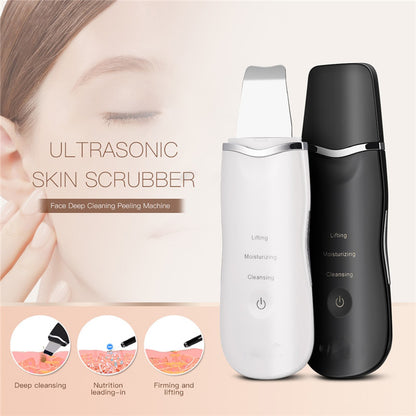 Professional Ultrasonic Facial Skin Scrubber Ion Deep Face Cleaning Peeling Rechargeable Skin Care Device Beauty Instrument 42 by eprolo