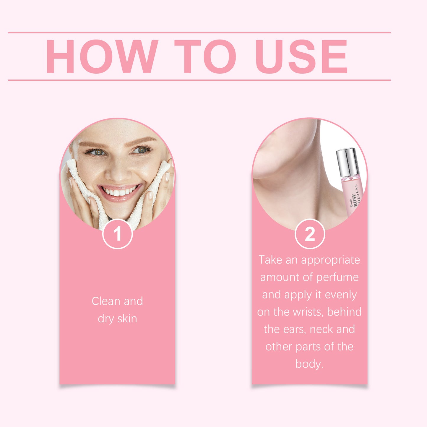 Rose Elegant Roll-On Perfume Women's Wrist Long-Lasting Light Fragrance Fresh Floral Roses Keep Perfume Perfume by eprolo