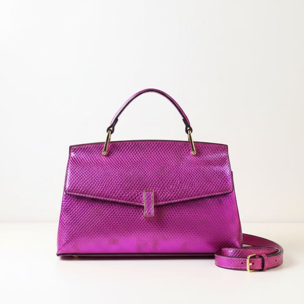 Snake Print Leather Women Bags Luxury Fashion Ladies Handbags Shoulder Crossbody Bag Portable Mother Top Handle Tote Bags