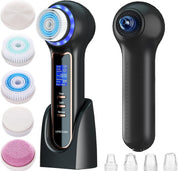 3 In 1 Electric Facial Cleaner Sonic Vibration Facial Brush Machine Waterproof Facial Cleansing Brush by eprolo
