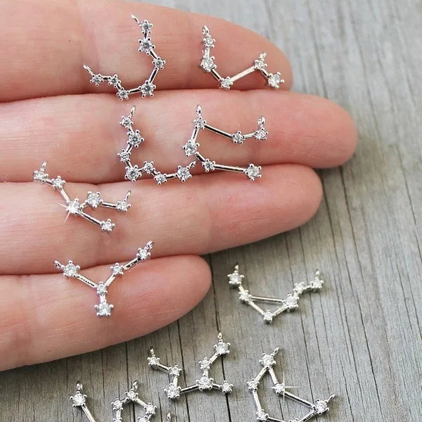Constellation Simple Bracelets for Women Charm Zodiac Pattern Chain Bangles Baby Birthday Bracelet Jewelry Gift - Veloura