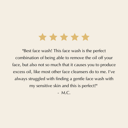 Oil-Free Foaming Face Wash for Acne-Prone Skin